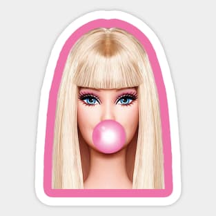 Barbie Bubblegum Sticker